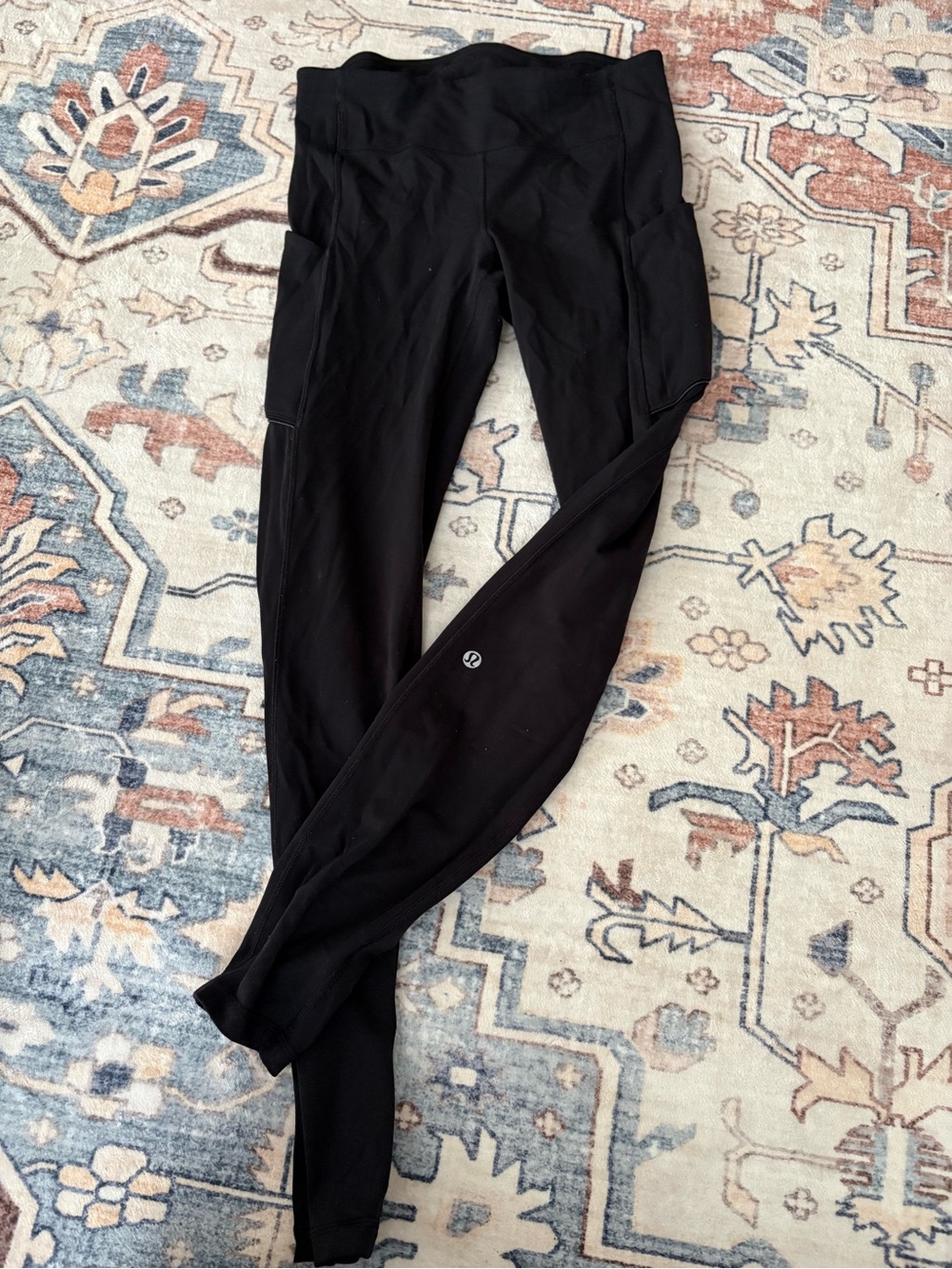 Two Pairs of Lululemon athletica Women’s Black Leggings